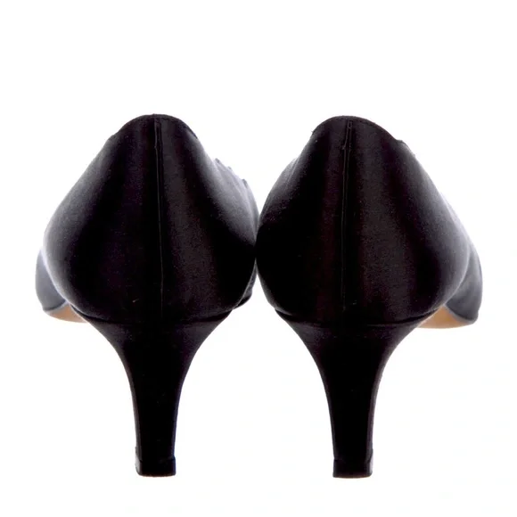 Manolo Blahnik Pumps black satin 36 - Picture 4 of 6